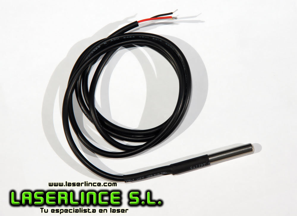 Sensor de temperatura DS18B20 interfaz 1-Wire con cable de 1m