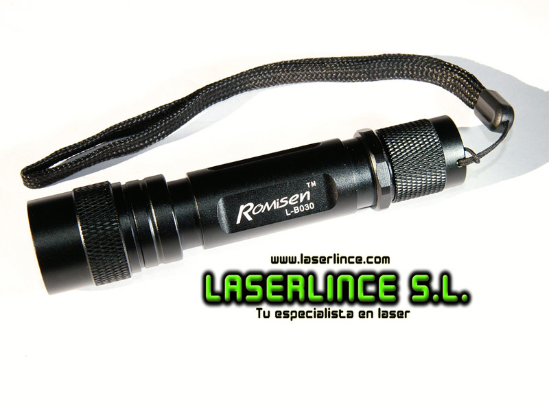 E9c Pointer Romisen 50 mW green laser (532nm) IR filter L-B030