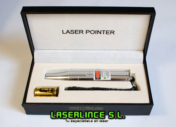 E7 Steel Laser Pointer 50 mW Green (532nm) of CR2
