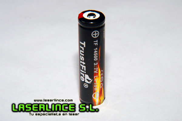 1 Rechargeable Battery 900mAh 3.7 V TF  14500 Trustfire