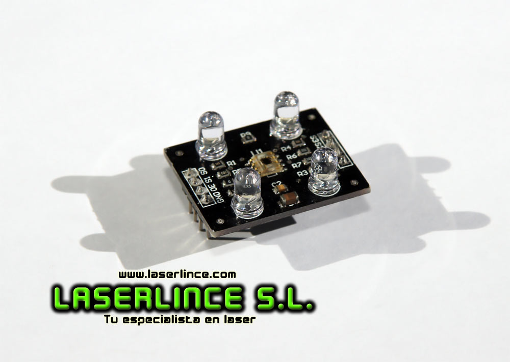 Sensor light color and intensity TAOS TCS 230 + LEDs