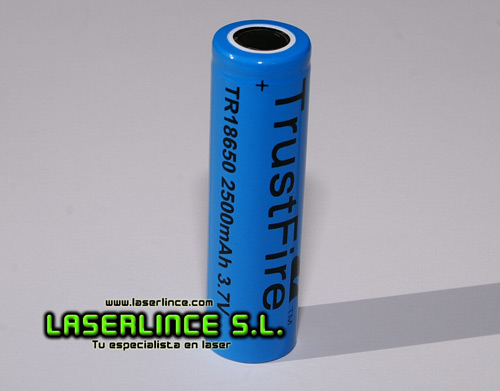1 rechargeable battery TR 18650 2500mAh 3.7V