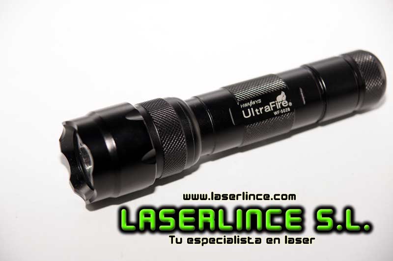 Linterna UltraFire de luz ultravioleta3W WF-502B