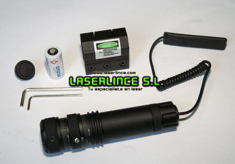 E1b Puntero láser verde regulable LXGD (532nm) 50mW
