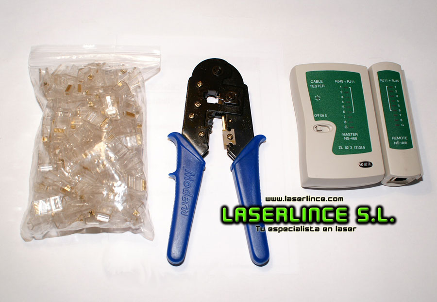 Set Crimper+ 100 + RJ45 Tester