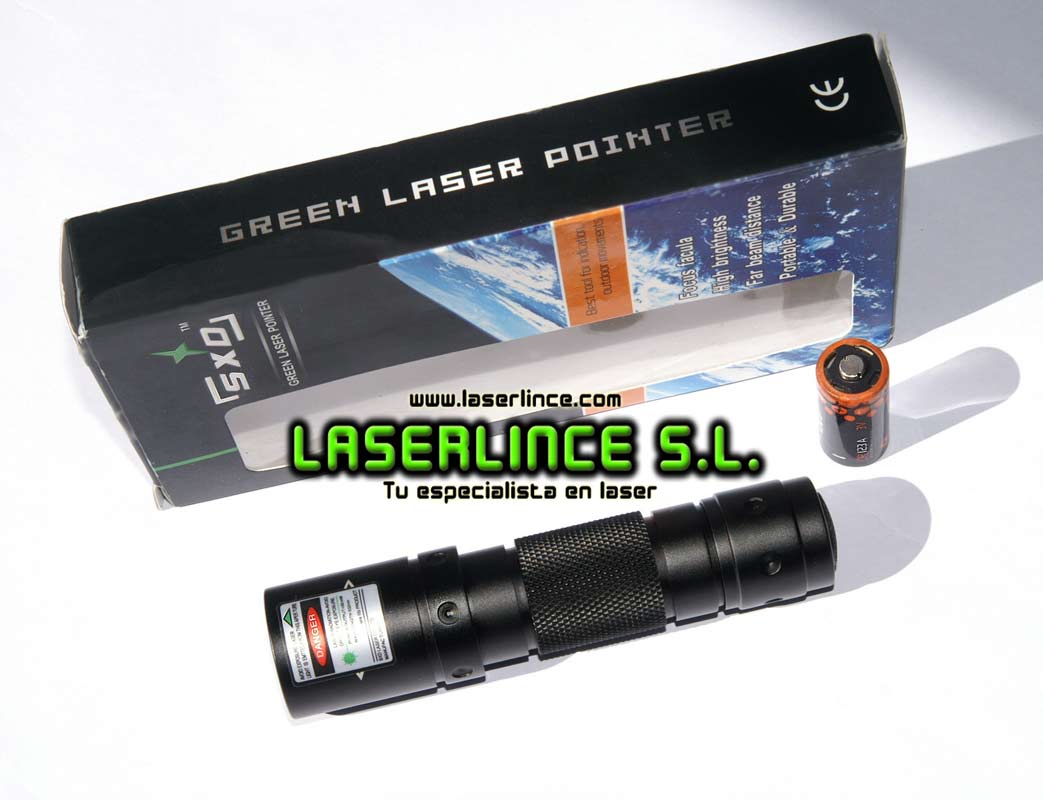 E8 Pointer 50 mW Green laser (532nm) lamp type